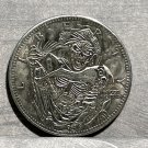 GRIM REAPER EVIL SICKLE Skull  Novelty Good Luck Heads Tails Challenge Coin