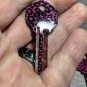 5X PINK LEOPARD Uncut NEW House Key Blank-HOME HOUSE KEYS KWIKSET KW-1