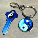 YIN YANG Key Blank PLUS KEY CHAIN & LOBSTER CLAW-HOME HOUSE KEYS SCHLAGE SC-1