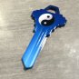 YIN YANG Key Blank PLUS KEY CHAIN & LOBSTER CLAW-HOME HOUSE KEYS SCHLAGE SC-1
