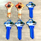 LOT OF 6 BEACH HOUSE RENTAL Uncut NEW Key Blank-HOUSE KEYS SCHLAGE SC-1