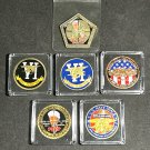 CHALLENGE COIN LOT OF 6-Seal Team 6 VI Six Collectible Set