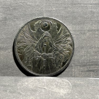 GRIM NIGHT Novelty Good Luck Heads Tails Challenge Coin Token