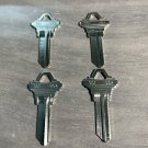 4 PK SCHLAGE SC-1 House Key Blanks NICKEL PLATED Maintenance Home Business Use