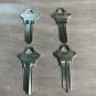 4 PK SCHLAGE SC-1 House Key Blanks NICKEL PLATED Maintenance Home Business Use