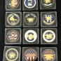 SET OF 12 US NAVY SEALS Challenge Coin Set LOT All US Navy Seal Teams w Cases
