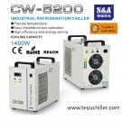 S&A chiller CW5200 with double output for dual laser cooling