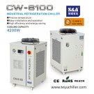 S&A air-cooled industrial chiller with cooling capacity of 4.2KW