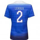 wOMEN : LEROUX  3USA 2015/16 Women's Soccer World Cup Champion Jersey - Blue