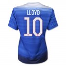 wOMEN : LLOYD 3USA 2015/16 Women's Soccer World Cup Champion Jersey - Blue