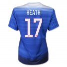 wOMEN : HEATH  3USA 2015/16 Women's Soccer World Cup Champion Jersey - Blue