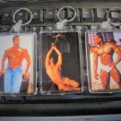 Hunky guys, muscle men key chains, large size, double sided, choice of 6 fetish men.