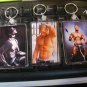 Hunky guys, muscle men key chains, large size, double sided, choice of 6 fetish men.