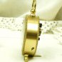 Small Working Vintage 1950s Metal French Vedette 7 Jewels Mechanical Alarm Clock / Mid Century Decor
