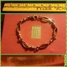 JAMES AVERY 14K YELLOW Gold ICHTHUS FISH BRACELET - SIZE MEDIUM - RETAIL $1,500
