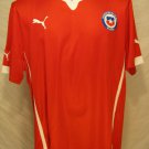 Chile Men's XL Red Puma Soccer Jersey