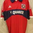 Chicago Fire Red Men's XL Adidas Climacool MLS Replica Jersey