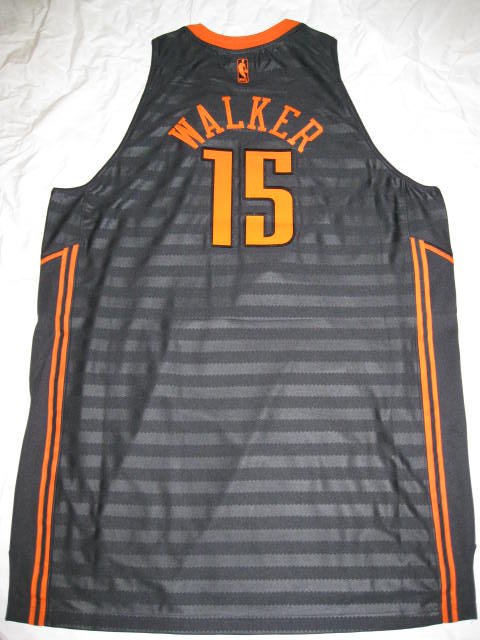 Kemba Walker Charlotte Bobcats 2XL Black Adidas Groove Swingman Jersey
