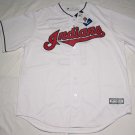 Francisco Lindor Cleveland Indians Majestic CoolBase Mens Large Home White Replica Jersey