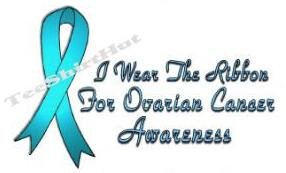 T-Shirt, OVARIAN CANCER Awareness, I Wear The Ribbon - (youth & Adult Sm - xLg)