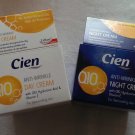CIEN Q10 ANTI-WRINKLE DAY & NIGHT FACE CREAM DUO PACK