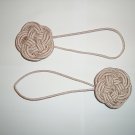 curtain tiebacks magnet with rope set 2pcs