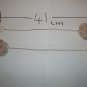 curtain tiebacks magnet with rope set 2pcs