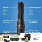 Tactical G700 Flashlight 700 Lumens Aluminum 2000X + Rechargeable Battery Kit