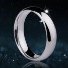 Men Women Silver Stainless Steel Classic Traditional Wedding Band Ring 3mm wide Men Women Silver Stainless Steel Classic Traditional Wedding Band Ring 3mm wide