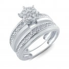 GORGEOUS 10kt White Gold .25 CARAT DIAMOND ENGAGEMENT WEDDING BAND RING SET GORGEOUS 10kt White Gold .25 CARAT DIAMOND ENGAGEMENT WEDDING BAND RING SET