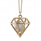 Imitation diamond pendant necklace vintage necklaces women crystal decoration