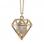 Imitation diamond pendant necklace vintage necklaces women crystal decoration