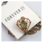 Imitation diamond pendant necklace vintage necklaces women crystal decoration