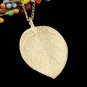 Jewelry Maxi Necklace Gold Color Chain Leaf Design Pendant Necklaces & Pendants 2016 New For Women