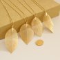 Jewelry Maxi Necklace Gold Color Chain Leaf Design Pendant Necklaces & Pendants 2016 New For Women