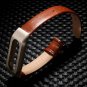 (Full Grain) Leather Bracelet Replacement for MiBand (Brown)