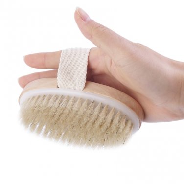 Natural Bristle Brush Soft SPA Brush Bath Massager