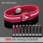 1000 ion Energy Bracelet Sport Silicon Wrist Band