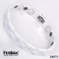 New Hot Fashion Ceramic Energy Balance Bracelet - Gold/White/Black