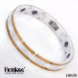 New Hot Fashion Ceramic Energy Balance Bracelet - Gold/White/Black