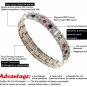 Healing Magnetic Bracelet 316L Stainless Steel Health Elements(Magnetic,FIR,Germanium) Bracelet