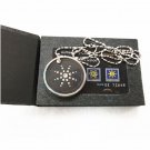 2X Quantum Scalar Energy Pendant 3000 Ions Lava Tourmaline Stone Stainless Steel Chain, Protector