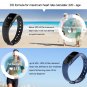Smart Bracelet Fitness Tracker Heart Monitor Pedometer Sleep Calorie Monitor Watch - Purple