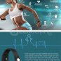 Smart Bracelet Fitness Tracker Heart Monitor Pedometer Sleep Calorie Monitor Watch - Purple