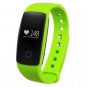 Smart Bracelet Fitness Tracker Heart Monitor Pedometer Sleep Calorie Monitor Watch - Purple