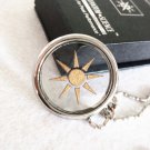 2 Pcs Scalar Quantum Pendant White Bio Energy Pendant With Stainless Steel Chain & Nano Card