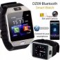 DZ09 Smart Watch Phone Make/Receive Calls Pedo Sleep Monitor Sedentary Remind Remote Cam - Black