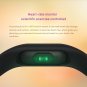 Y2+ 0.87' OLED Smart Fitness Bracelet Heart Rate+Blood Pressure+Oxygen - Black