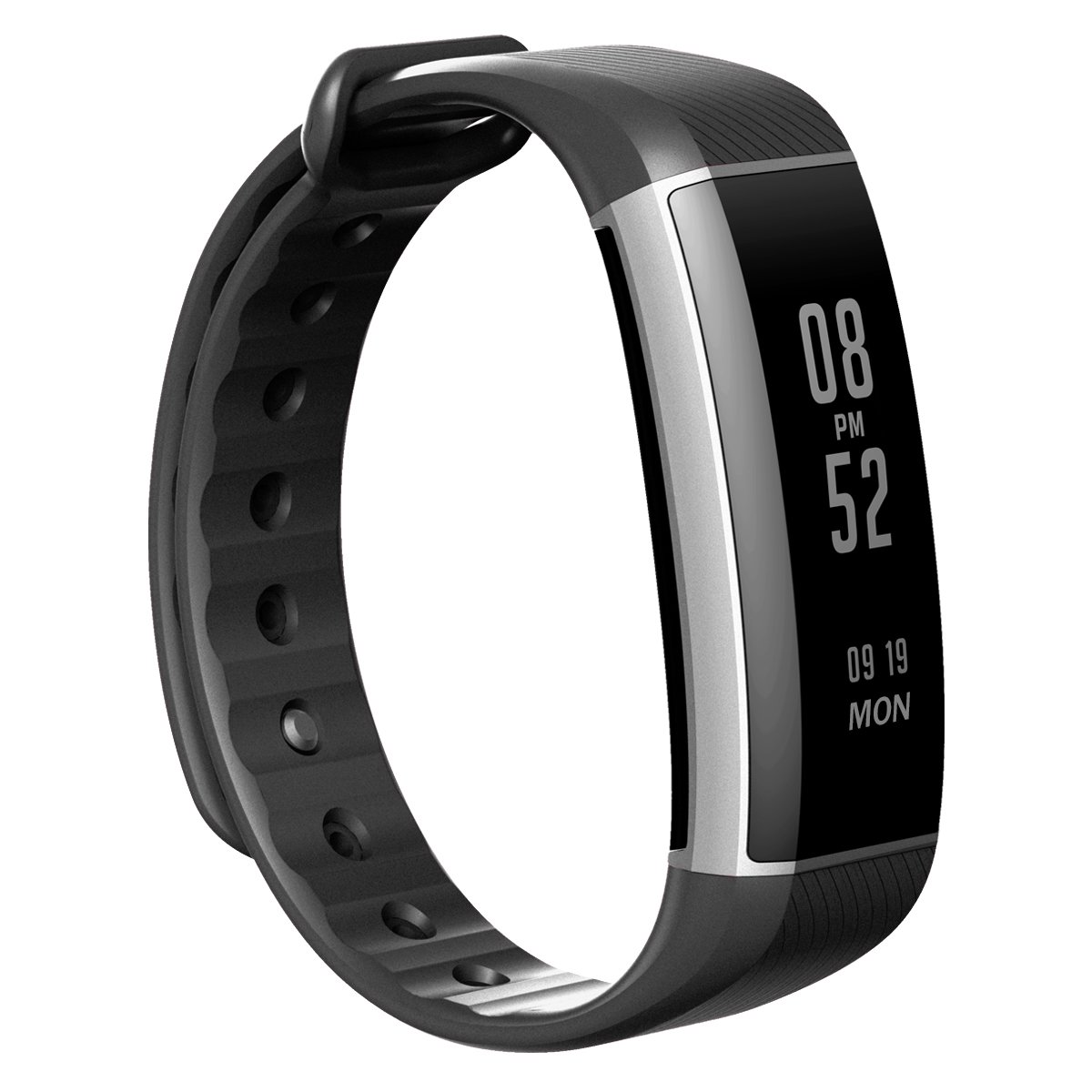 Zeband Plus Smart Sports Bracelet Heart Rate Monitor Pedometer Sleep BT 4.0 IP67 - Black