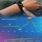 M3 Heart Rate, Blood Pressure, Color Screen Smart Bracelet Health and Fitness Tracker- Black